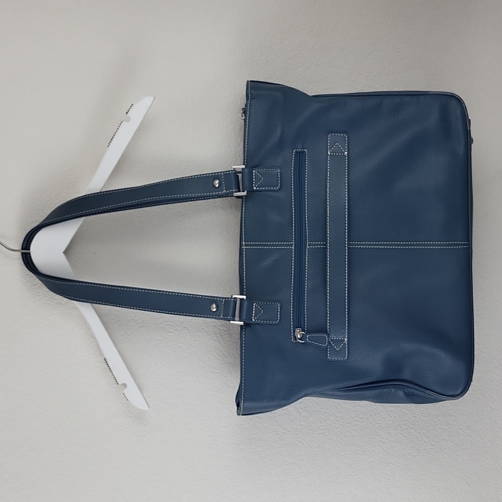 Clark & Mayfield Stafford Pro Leather Laptop Tote 17.3" - Picture 15 of 16